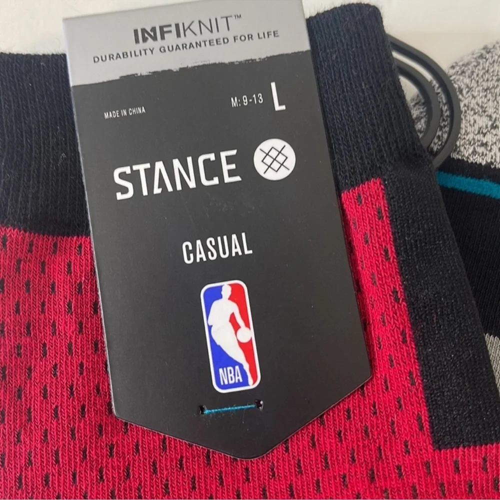 Stance NBA Toronto Raptors Basketball Socks Large